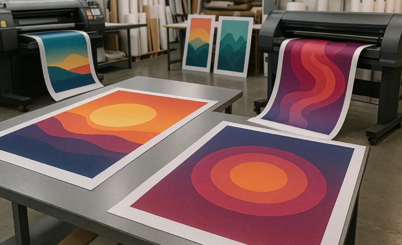 فرآیند چاپ بنر نمایشگاهی با دستگاه دیجیتال