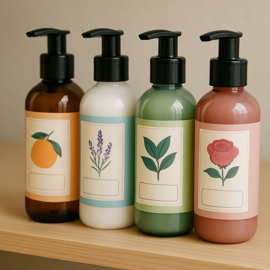 چاپ لیبل کاغذی روی بطری