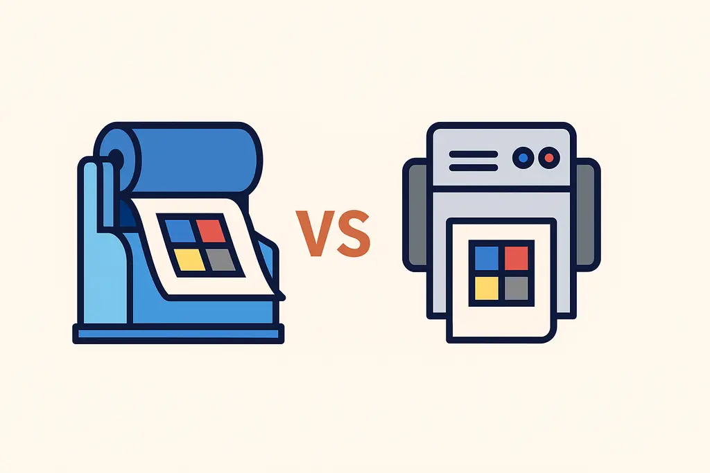 مقایسه چاپ افست و دیجیتال؛ کدام بهتر است؟